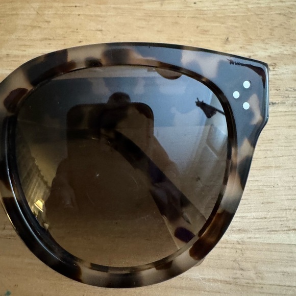 Celine Brown Oversized Cat-Eye Sunglasses - Picture 3 of 9